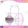 Cheap price transparent glass milk nursing bottle with nipple